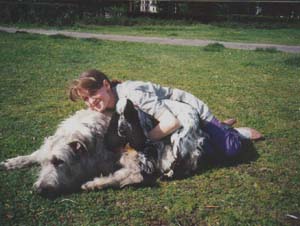 are irish wolfhound aggressive